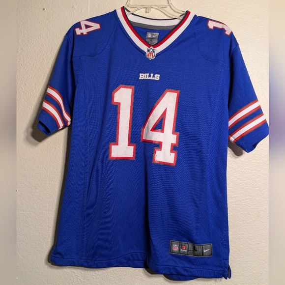 Nike Blue NFL Jersey with Red and White Accents Size Large - Picture 2 of 5